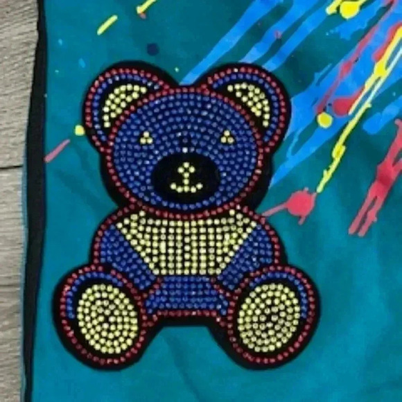 Elite Premium Denim Junior Paintball Drawstring‎ Knit Shorts Girls  Sz 14-16 - Picture 10 of 11